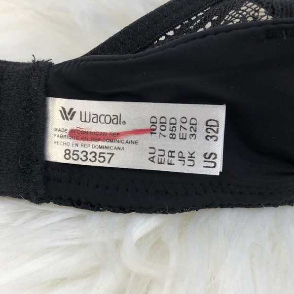 Wacoal Black Lace Impression T-Shirt Bra - Picture 5 of 6